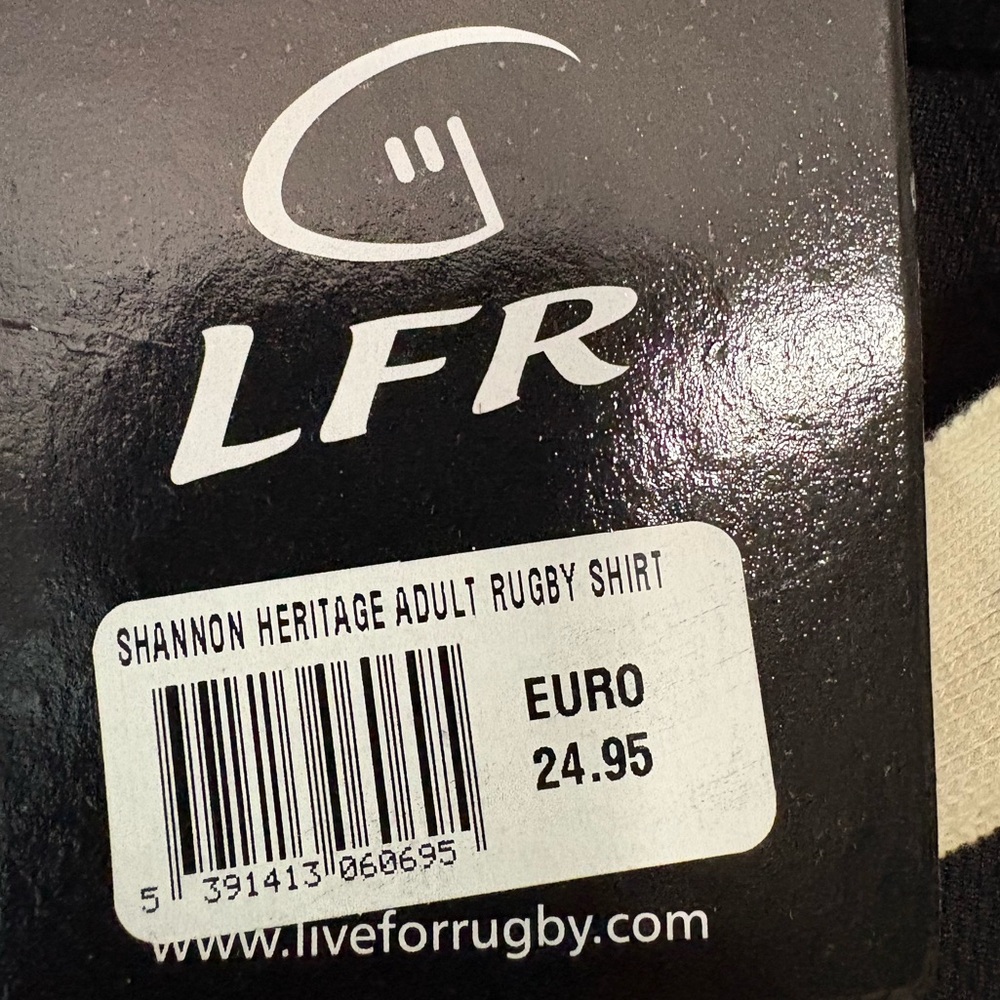 Live For Rugby (LFR) Men's Black Rugby Shirt - Picture 3 of 9